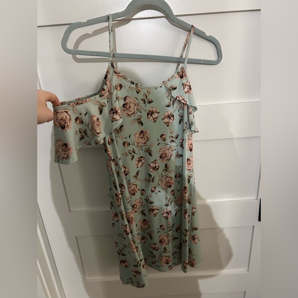 Floral Off the Shoulder Dress